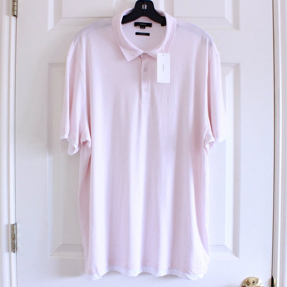 Vince Light Pink Polo Shirt